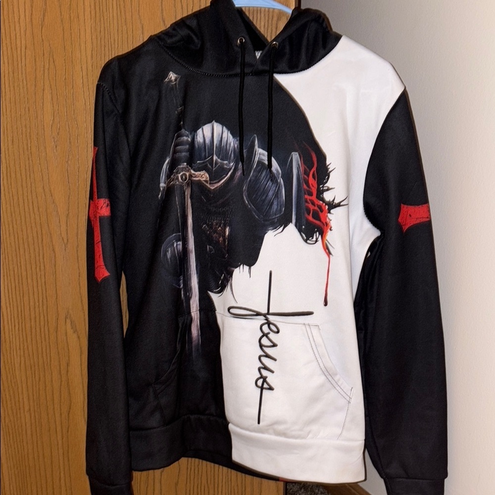 “Warrior Of Christ” Christian Graphic Hoodie